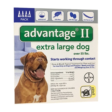 Bayer Elanco Advantage II Liquid Dog Flea Drops 0.54 oz 81520305-ABD